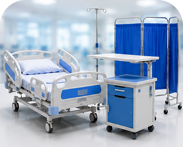 Mobiliario hospitalario y dotación clínica